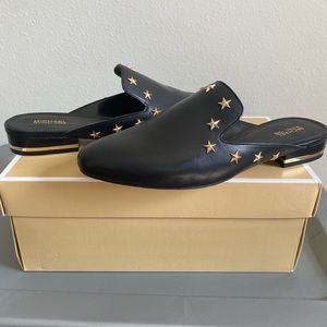 Never worn leather Michael kors loafers